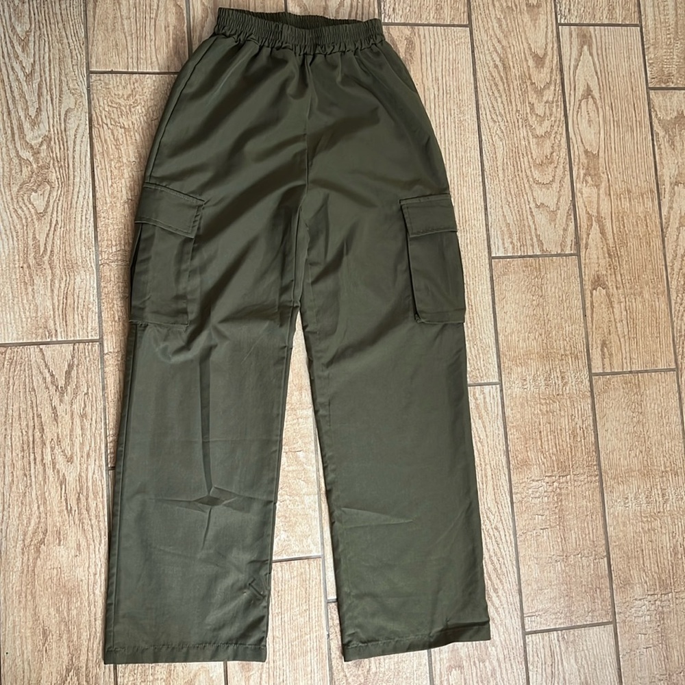 SHEIN high waist Olive joggers